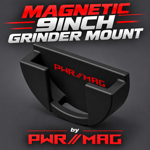 Magnetic 9inch grinder mount - grinder,